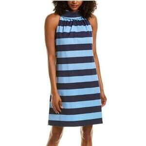 SAIL TO SABLE COWL NECK SHIFT DRESS, SIZE S